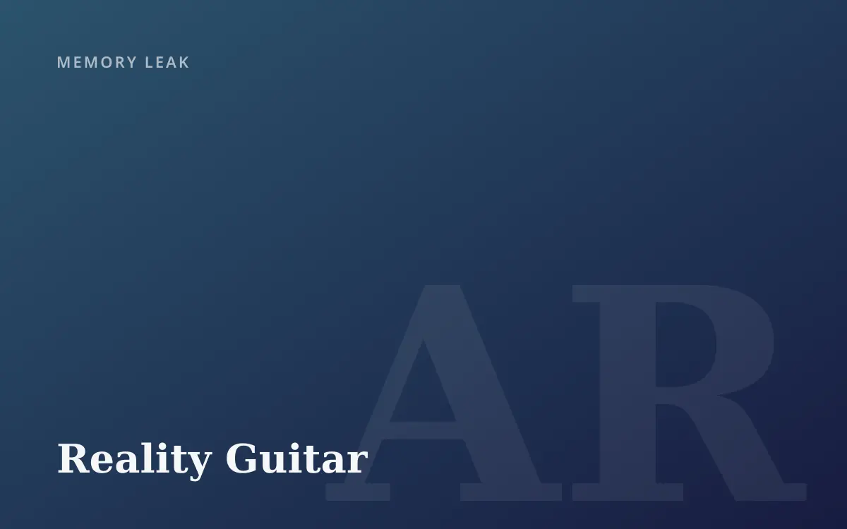 Augmented Reality Guitar