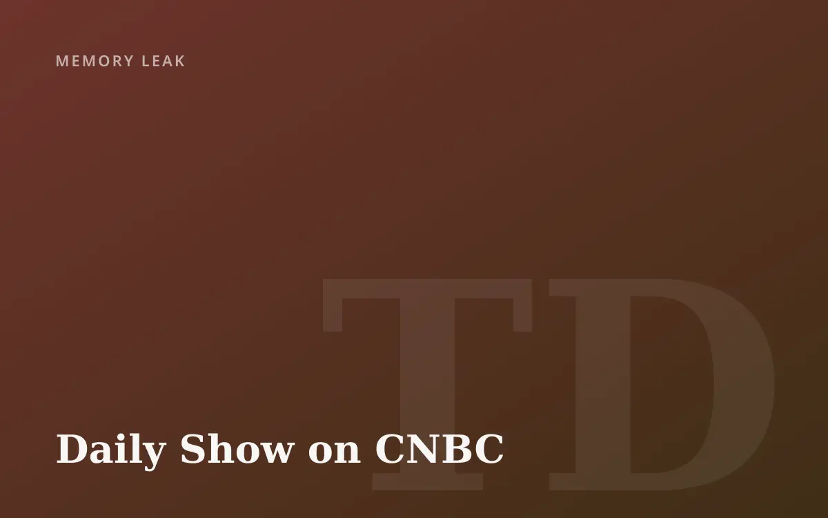 The Daily Show on CNBC