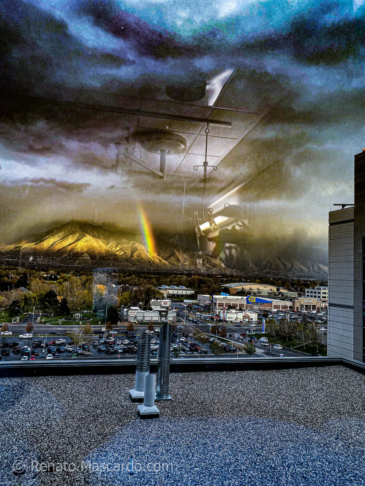Photo from my hospital bed in the Neurological ICU in Murray, Utah