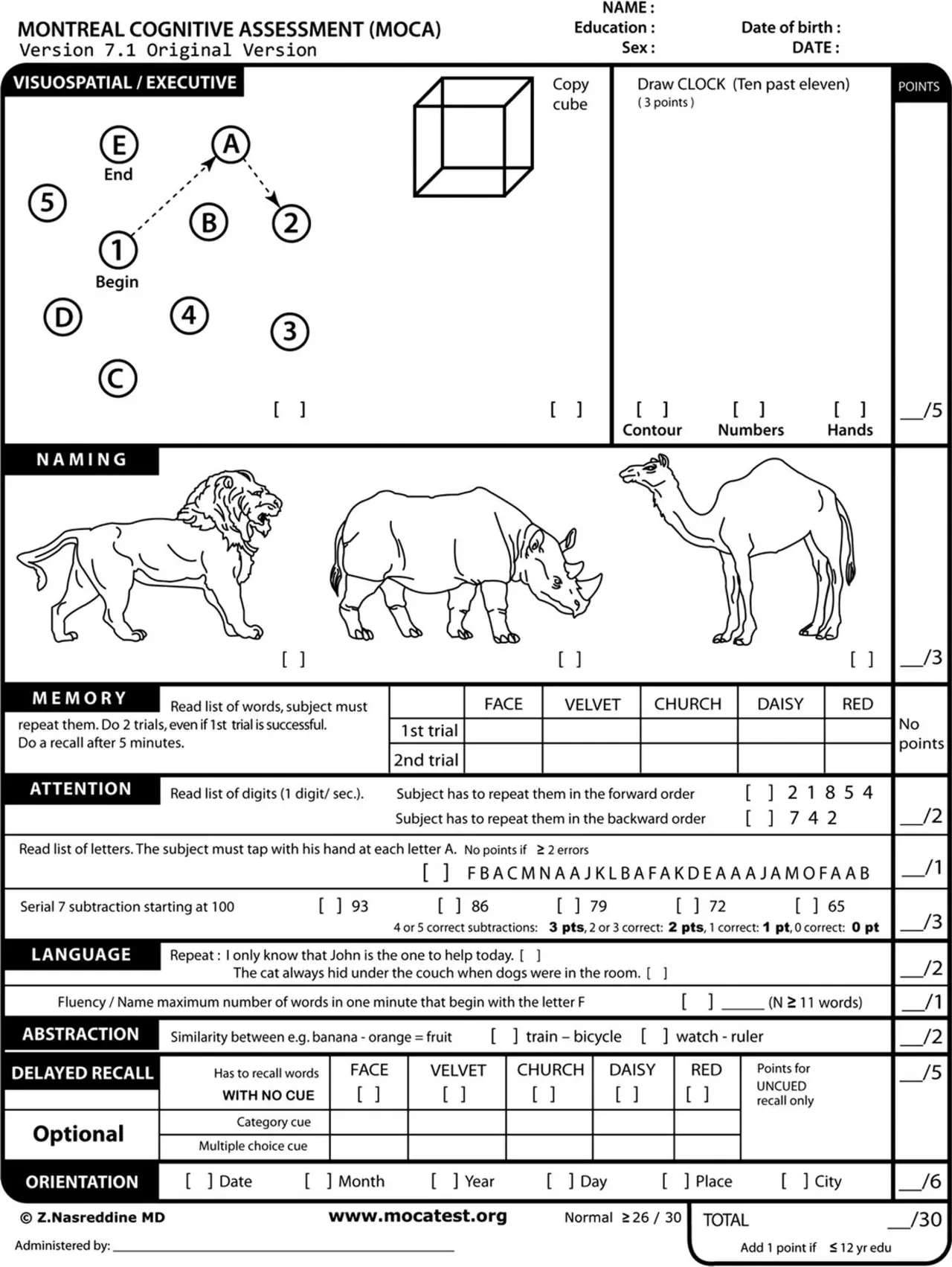 Montrealcogassessment